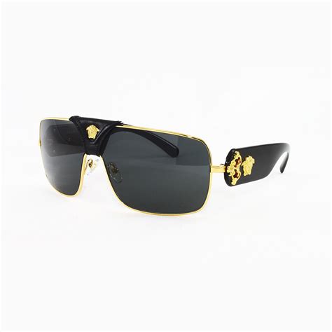 gold Versace glasses for men